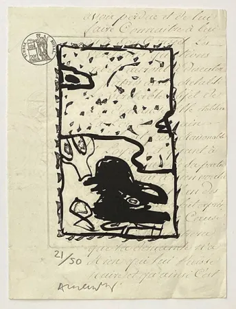 Grabado Alechinsky - Composition