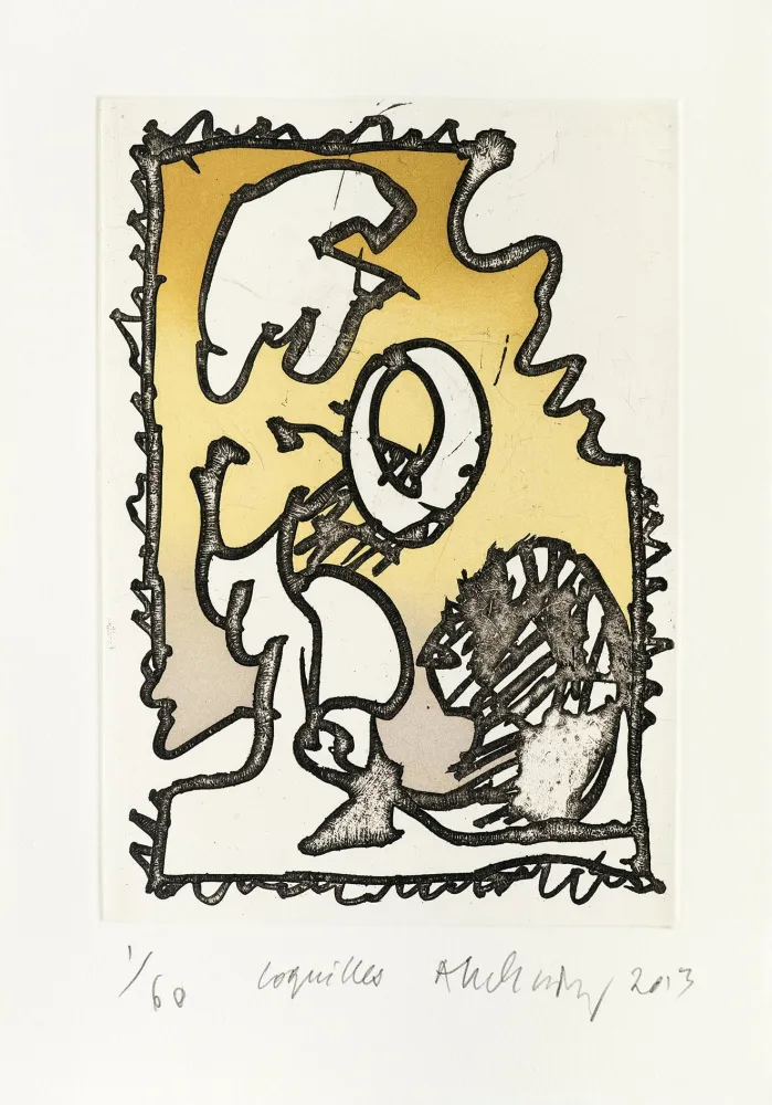 Grabado Alechinsky - Coquilles