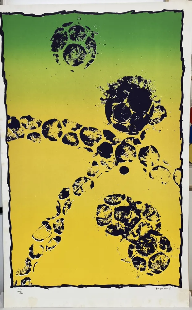 Serigrafía Alechinsky - Coupe du monde de Football, 1982