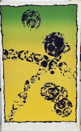 Serigrafía Alechinsky - Coupe du monde de Football, 1982