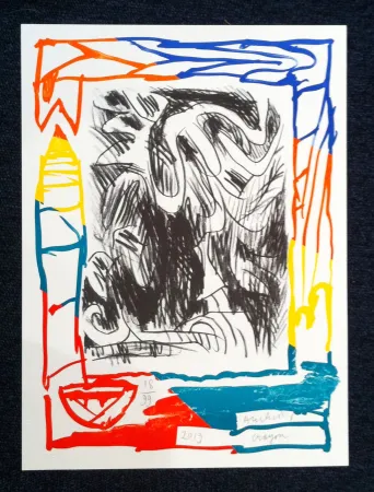 Litografía Alechinsky - Crayon 