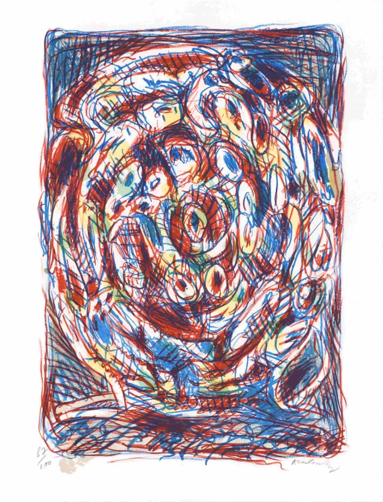 Litografía Alechinsky - Crayonnement 