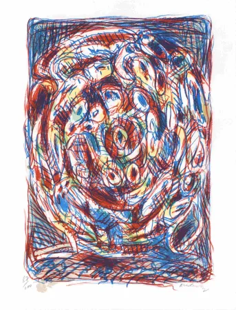 Litografía Alechinsky - Crayonnement 