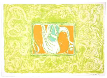 Litografía Alechinsky - Crevette et salade