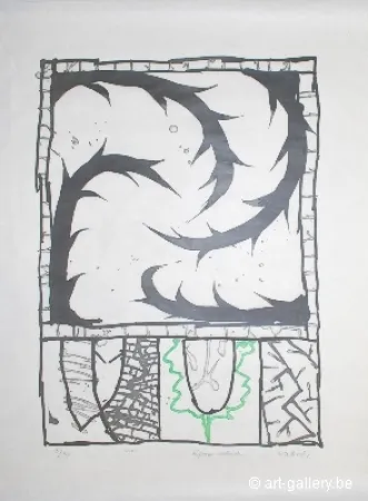 Grabado Alechinsky - Défense naturelle