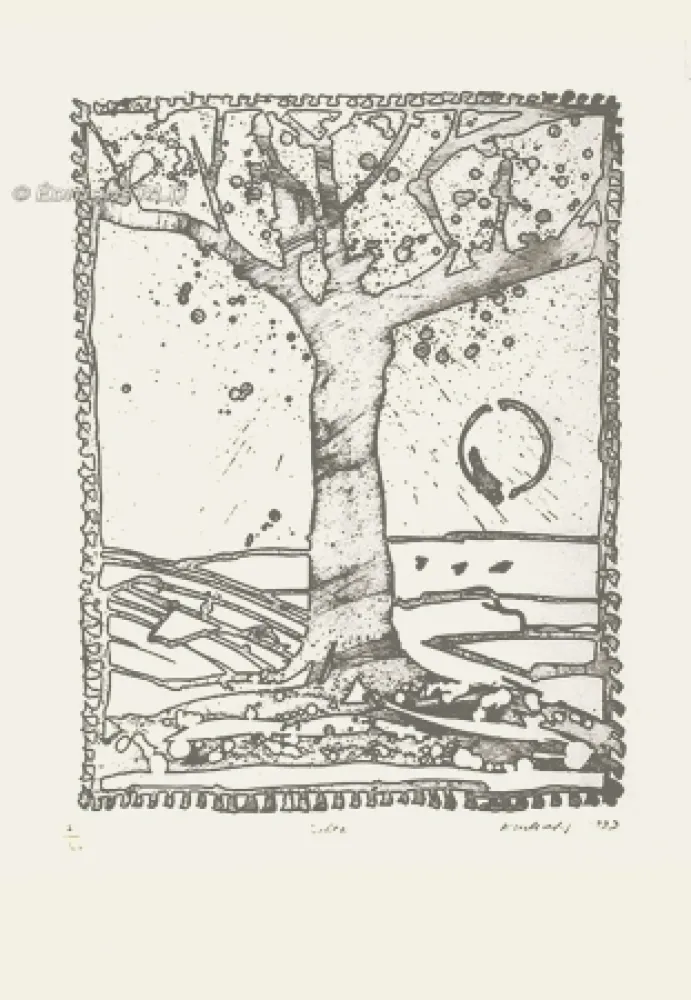 Aguafuerte Alechinsky - Delta