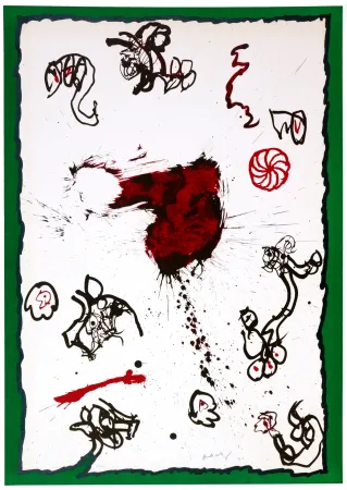 Litografía Alechinsky - Deuxième