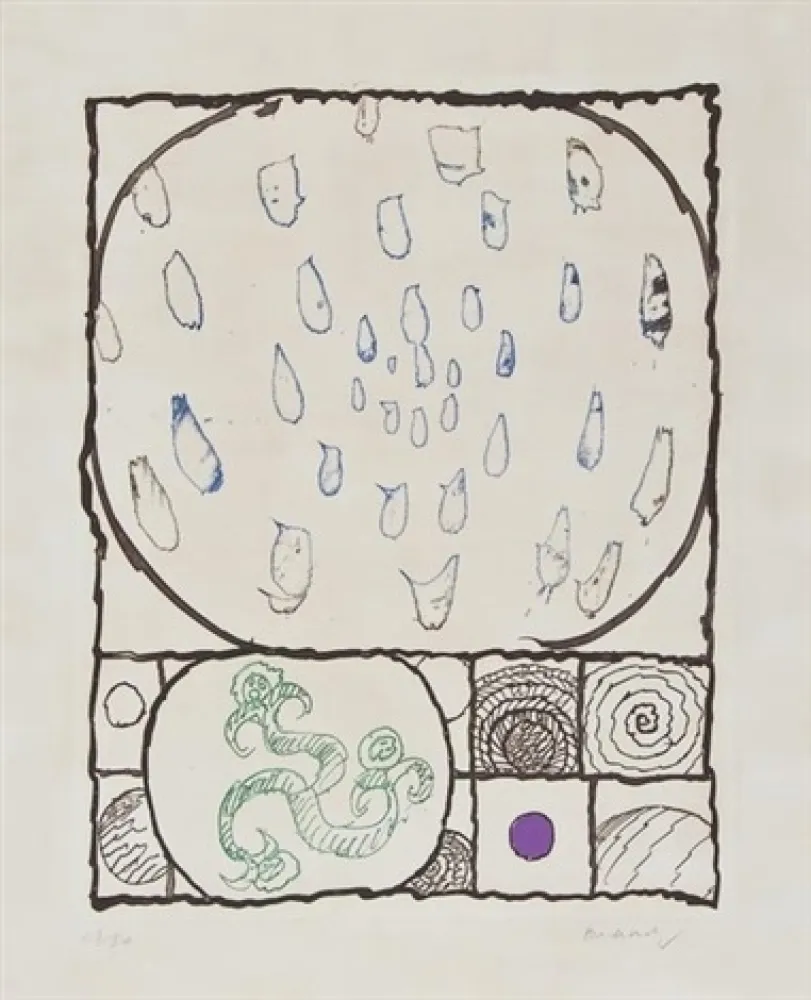 Aguafuerte Alechinsky - Dévidoir