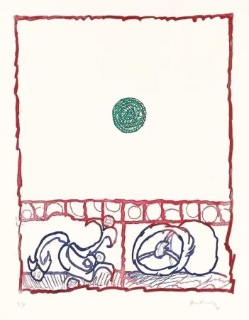 Grabado Alechinsky - Dévidoirs