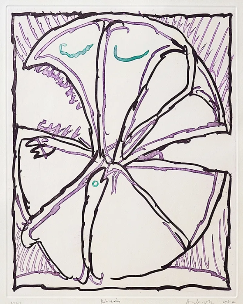 Aguafuerte Alechinsky - Dévidoirs