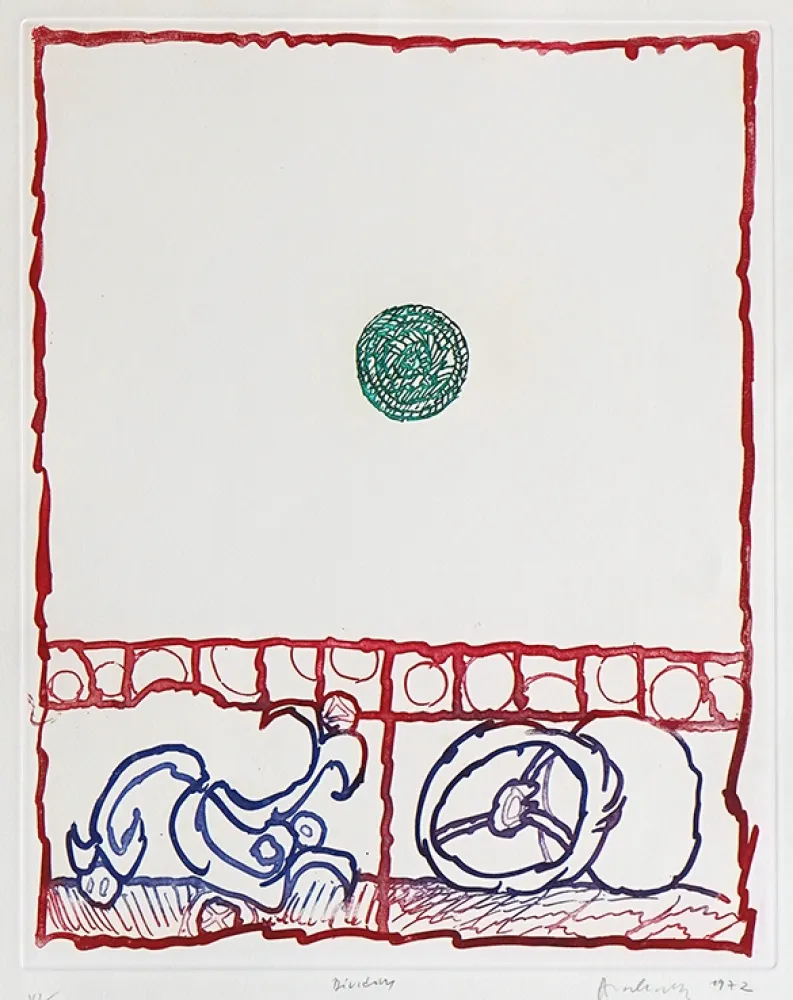 Aguafuerte Alechinsky - Dévidoirs