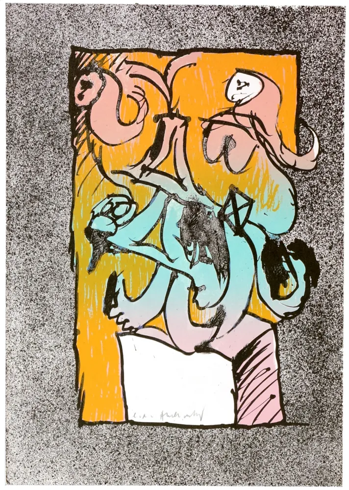 Litografía Alechinsky - Digitale