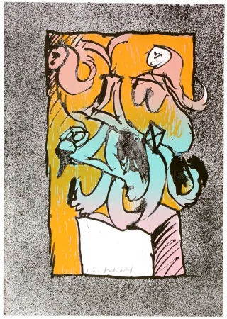 Litografía Alechinsky - Digitale