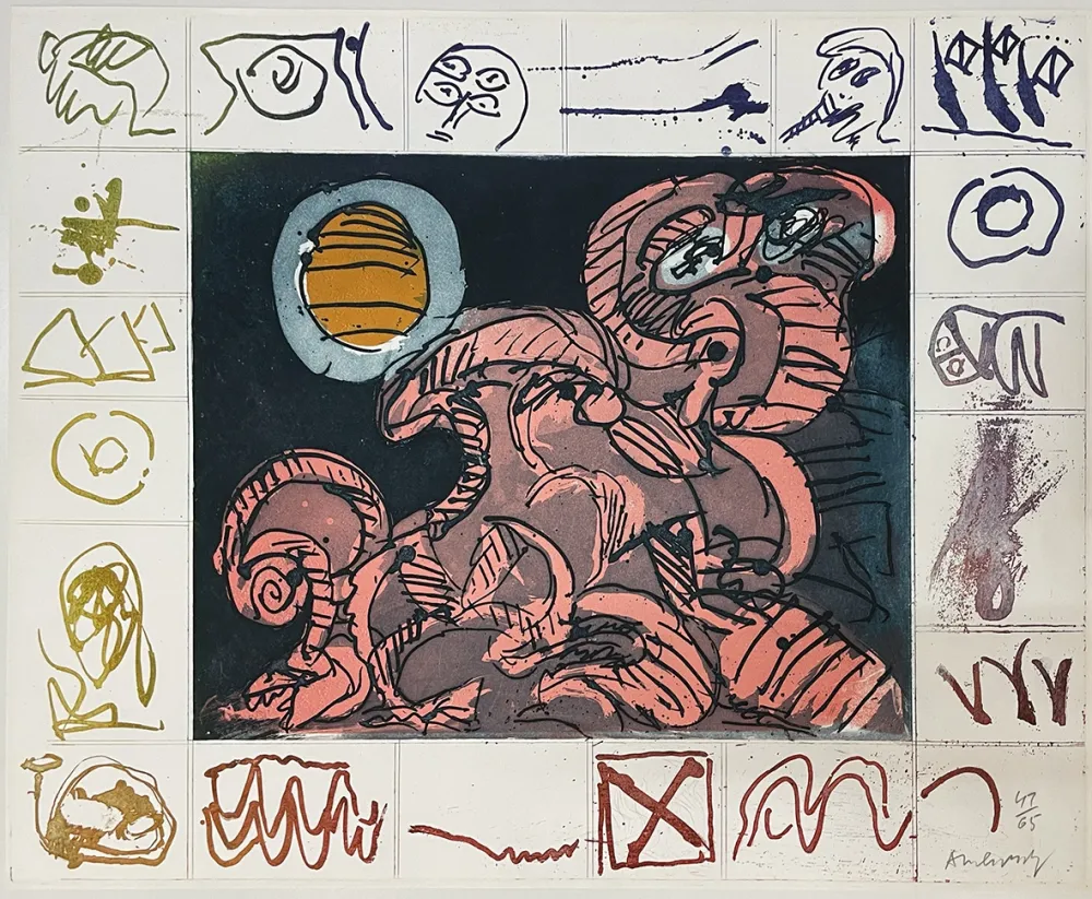 Aguafuerte Y Aguatinta Alechinsky - Droit de regard