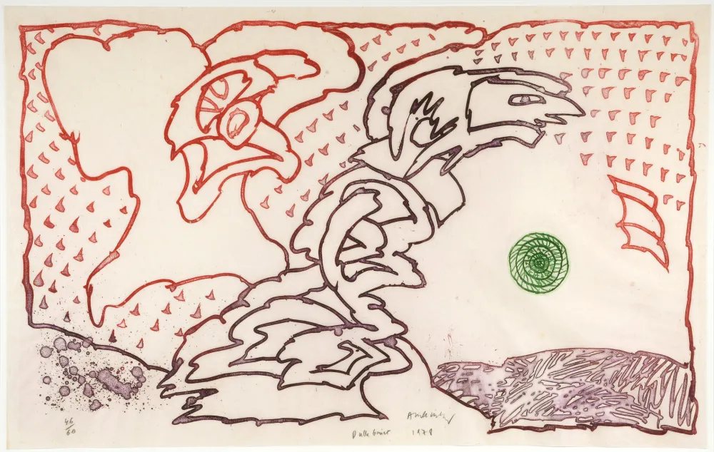 Grabado Alechinsky - Dulle Griet