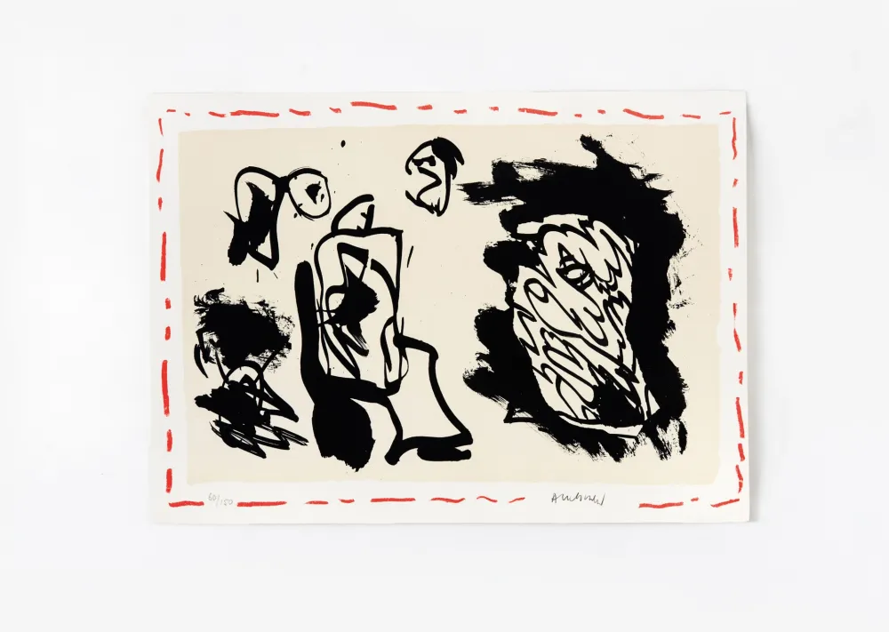 Litografía Alechinsky - D'une venue