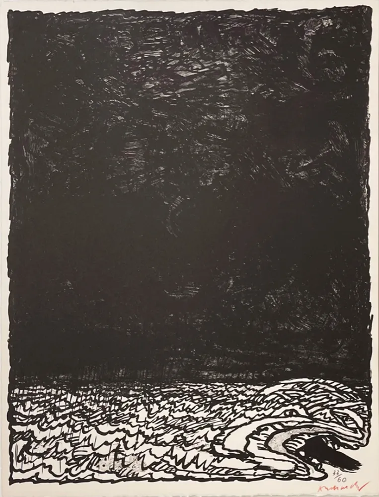 Litografía Alechinsky - Eau dormante