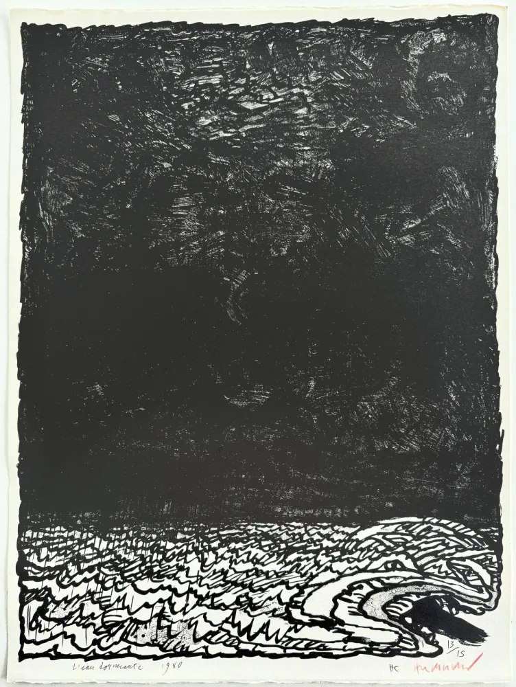 Litografía Alechinsky - Eau dormante