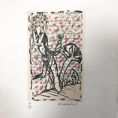 Aguafuerte Y Aguatinta Alechinsky - Eau-forte signée. 1988. 