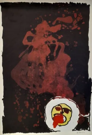 Litografía Alechinsky - Edgar 