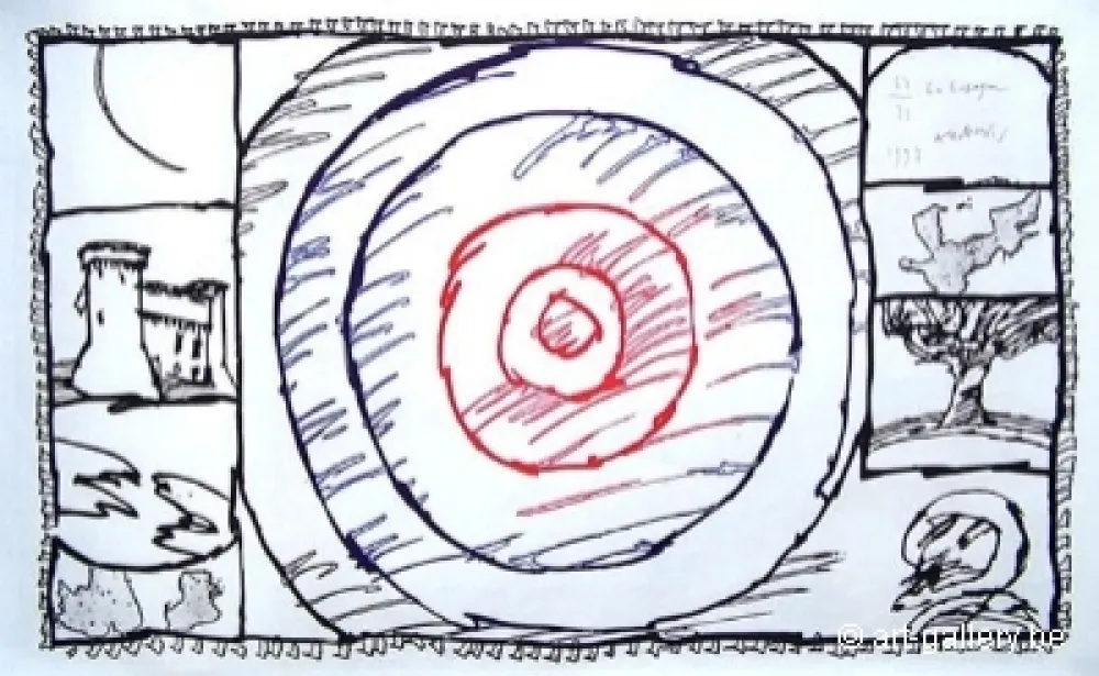 Grabado Alechinsky - En espagne