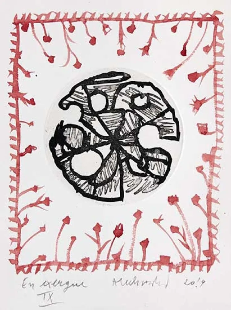 Grabado Alechinsky - En exergue