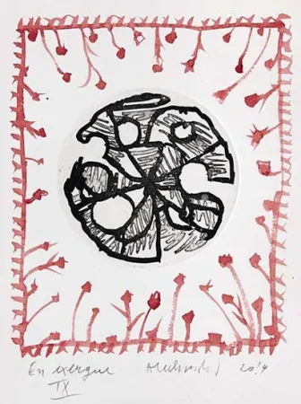 Grabado Alechinsky - En exergue