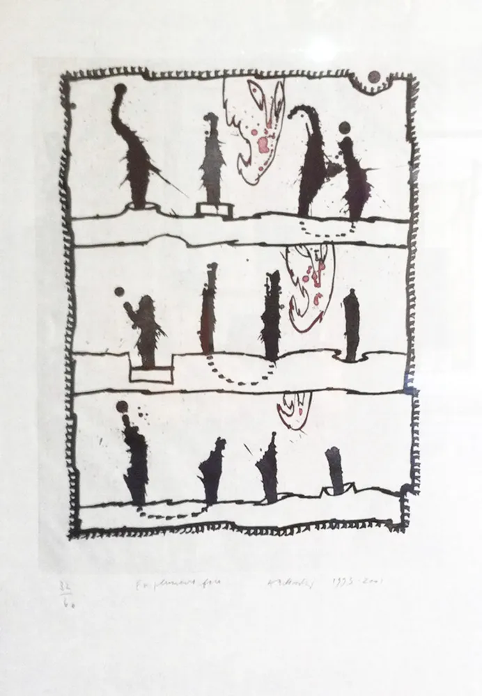 Grabado Alechinsky - En plusieurs fois 