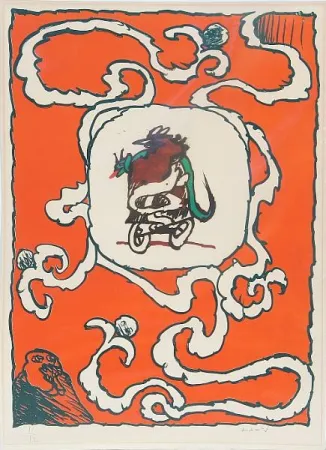 Litografía Alechinsky - Estampe de l'affiche