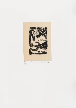 Litografía Alechinsky - Expériences sans l'expérience 06