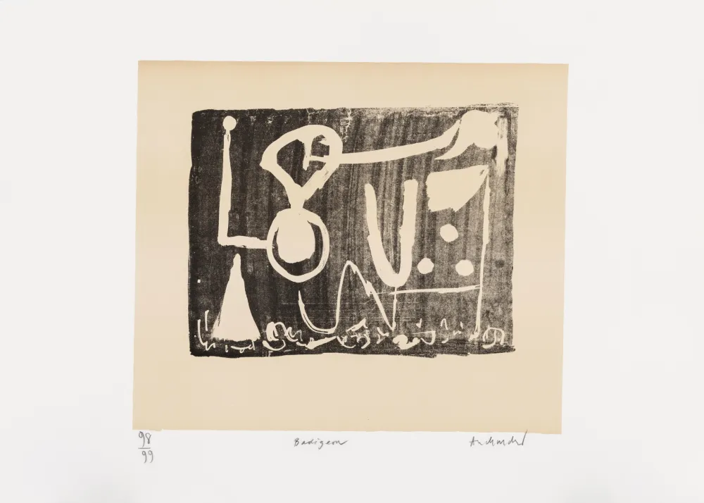 Litografía Alechinsky - Expériences sans l'expérience 07
