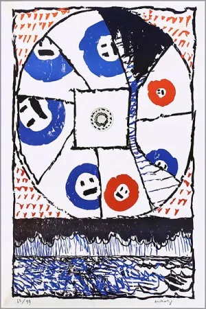 Litografía Alechinsky - Fenêtre