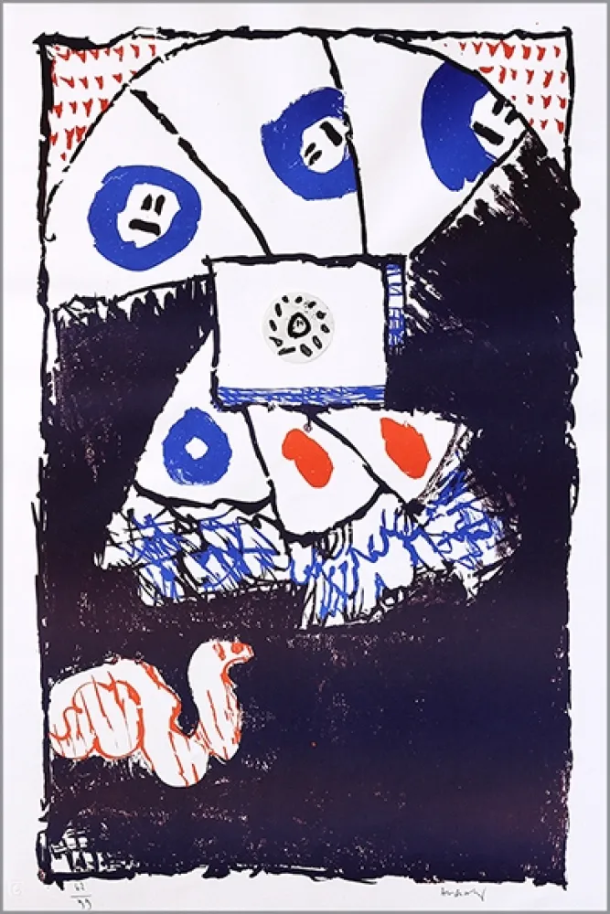 Litografía Alechinsky - Fenêtre