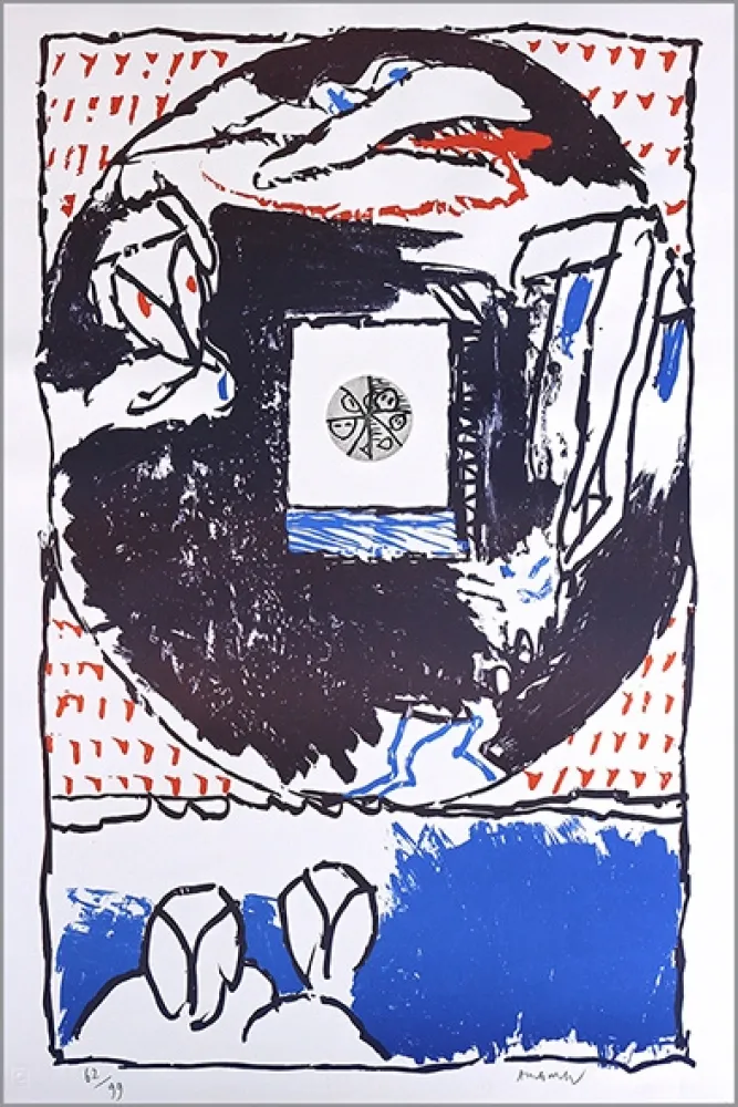 Litografía Alechinsky - Fenêtre