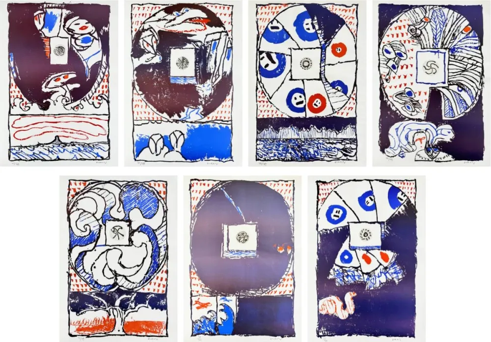 Libro Ilustrado Alechinsky - Fenêtres