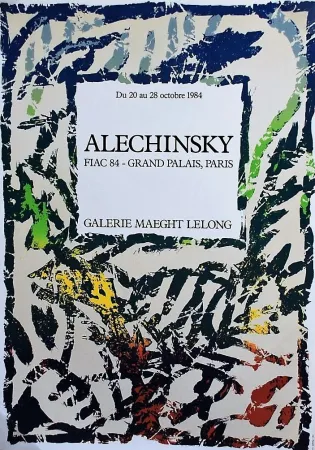 Cartel Alechinsky - FIAC 84