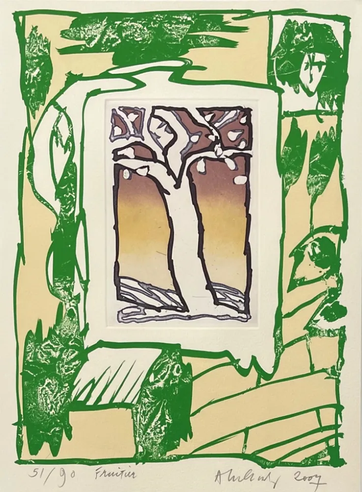 Grabado Alechinsky - Fruitier
