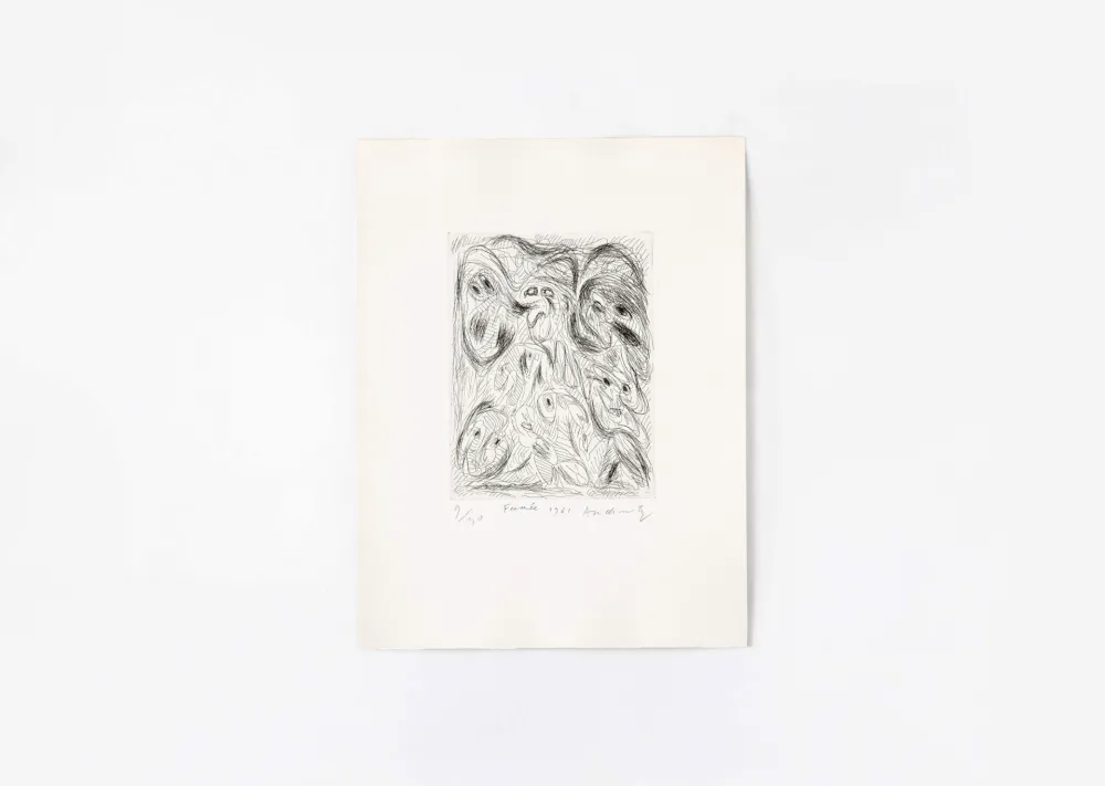 Grabado Alechinsky - Fumées