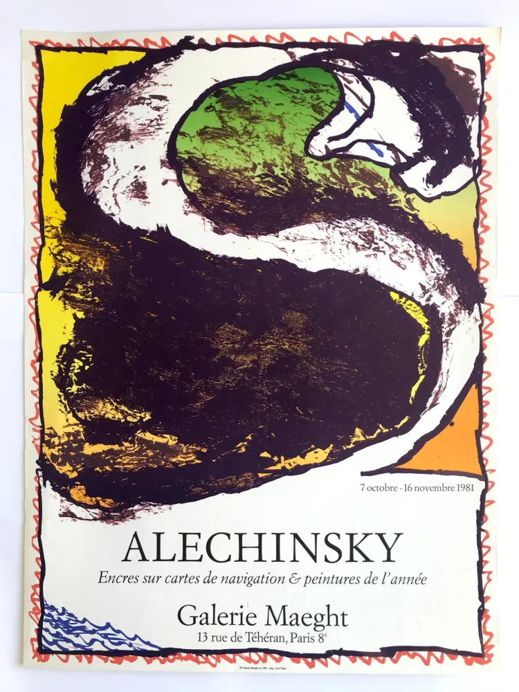 Cartel Alechinsky - Galerie Maeght