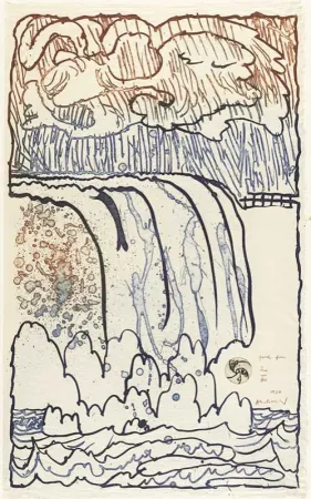 Grabado Alechinsky - Garde Fou