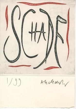 Grabado Alechinsky - Gare d'Osnabruck