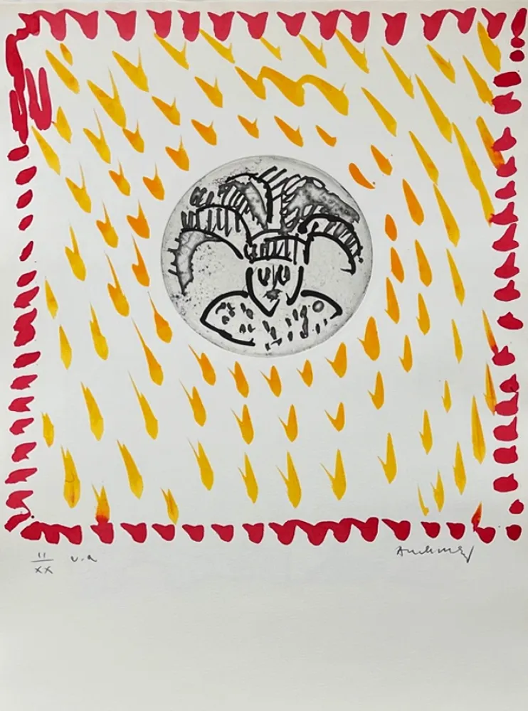 Grabado Alechinsky - Gille de Binche