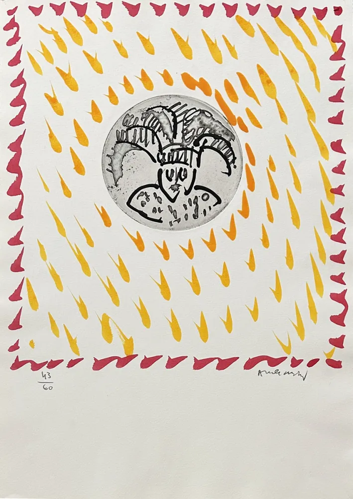 Grabado Alechinsky - Gille de Binche