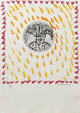 Grabado Alechinsky - Gille de Binche