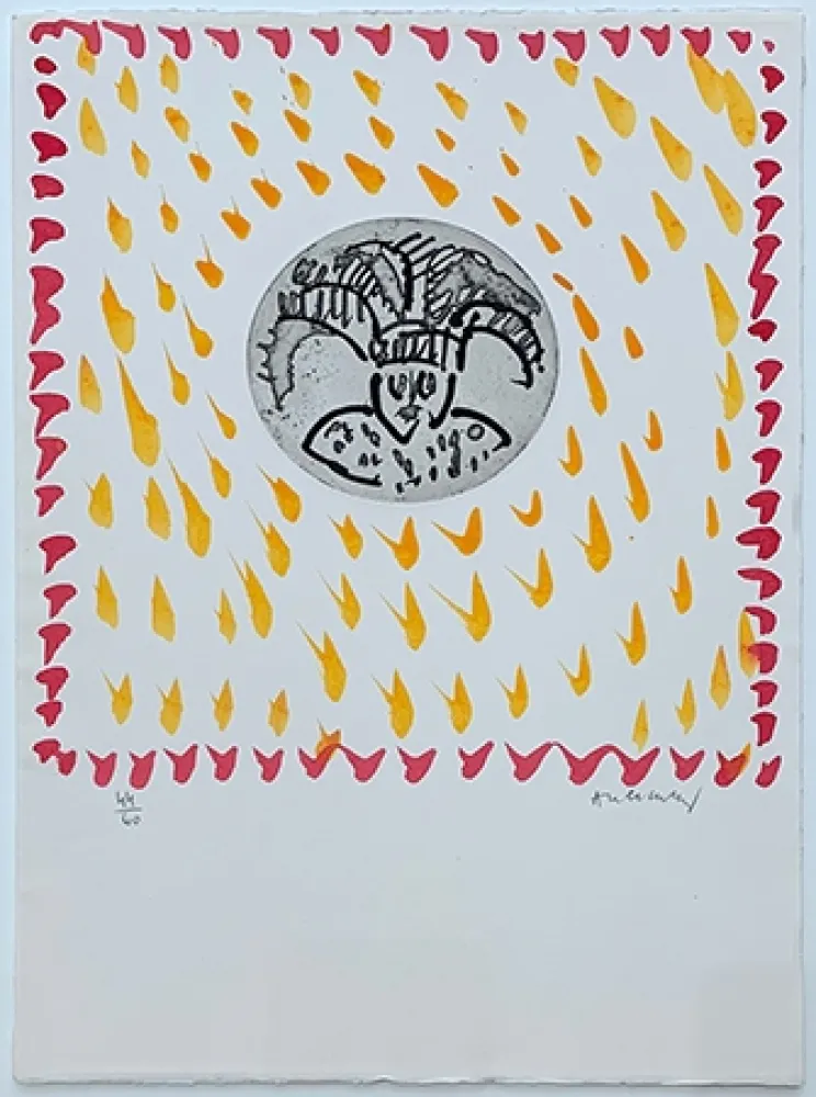 Grabado Alechinsky - Gille de Binche