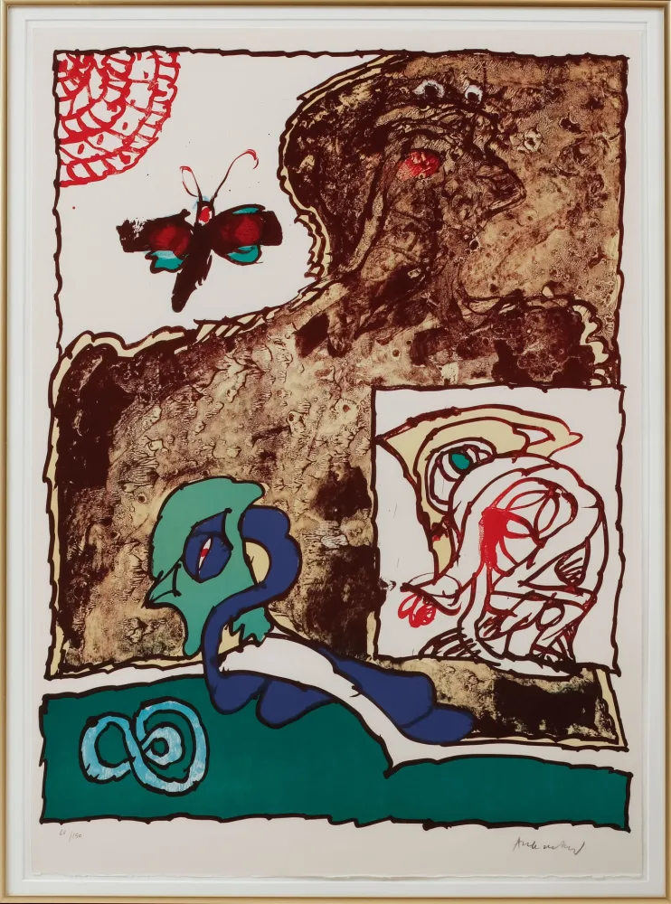 Litografía Alechinsky - Gnomes et Gnose