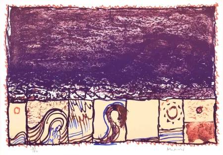 Litografía Alechinsky - Grain 