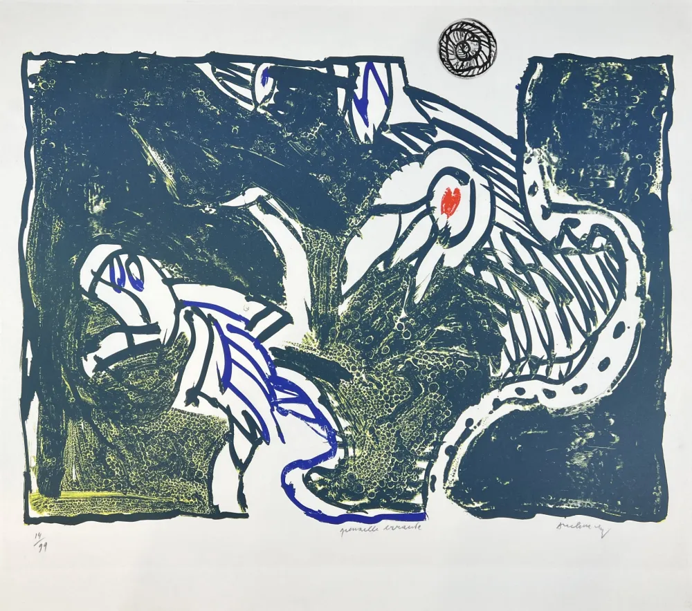 Múltiple Alechinsky - Grenouille errante