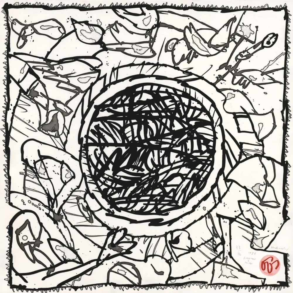 Aguafuerte Y Aguatinta Alechinsky - Griserie à midi