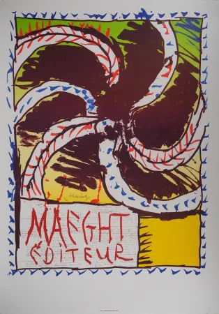 Litografía Alechinsky - Hélice